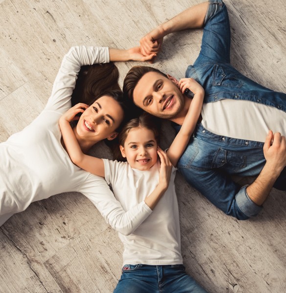 Family on flooring | We'll Floor You