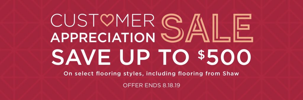 Customer Appreciation Sale | We'll Floor You