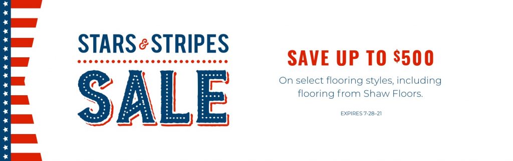 Stars & Stripes Sale | We'll Floor You